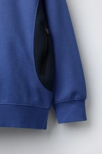 SPORTY COLOR BLOCK SWEATSHIRT