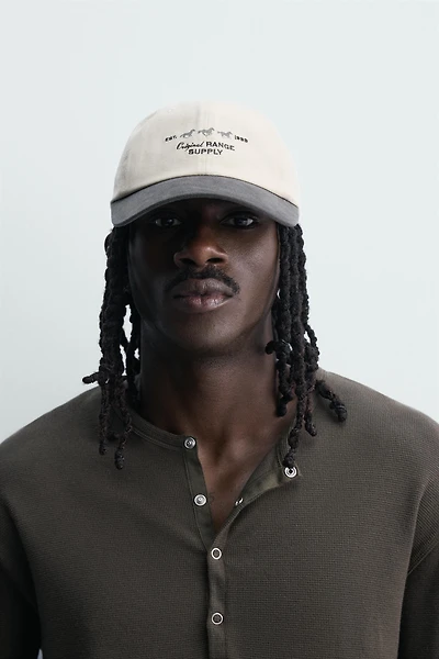 COMBINATION EMBROIDERY CAP