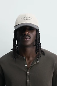 COMBINATION EMBROIDERY CAP