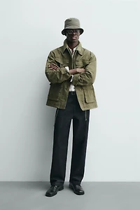 WASHED MULTI-POCKET JACKET