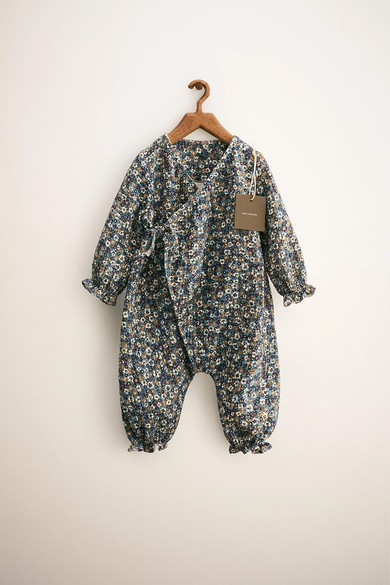 ZARA TIMELESS - COMBINAISON LONGUE À FLEURS