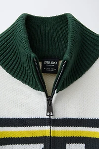 SKI COLLECTION KNIT CARDIGAN