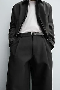 PLEATED BALLOON FIT PANTS