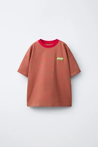 T-SHIRT IMPRIMÉ RAYURES PUKAS SURF