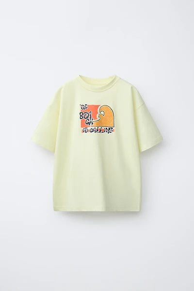 T-SHIRT IMPRIMÉ VAGUES