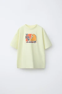 T-SHIRT IMPRIMÉ VAGUES
