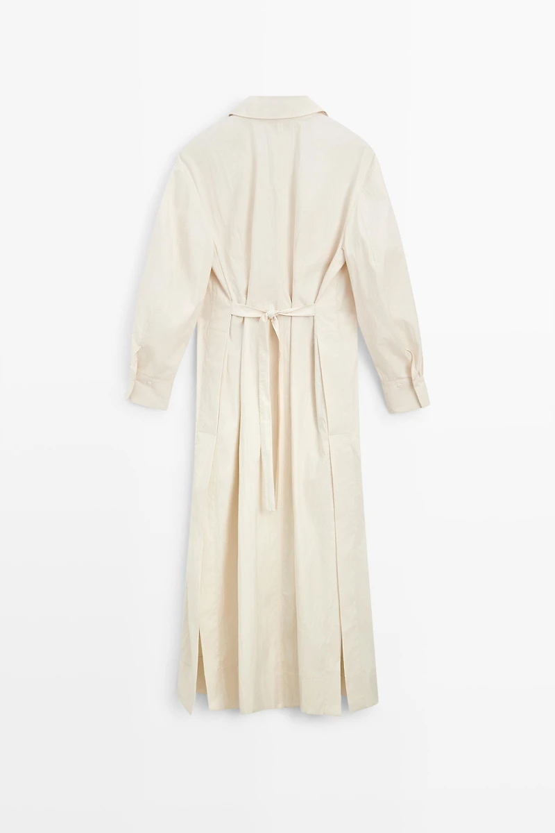 Flowy shirt maxi dress - STUDIO