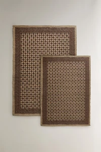 PRINTED JUTE AREA RUG
