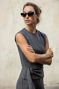 TOP DOUX À BOUCLE