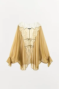 BLOUSE BIMATIÈRE DENTELLE ZW COLLECTION