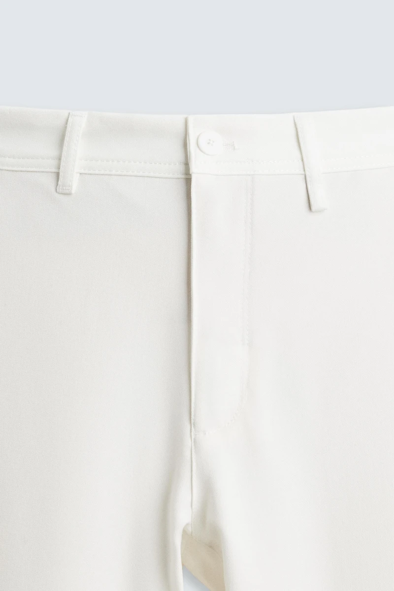 TEXTURED STRETCH PANTS