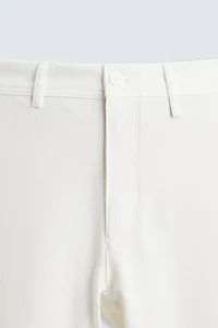 TEXTURED STRETCH PANTS