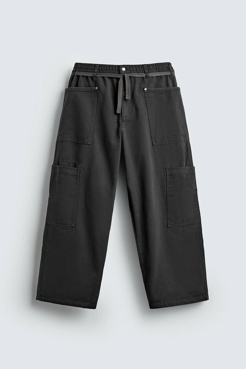 PANTALON CARGO À LACET CHAMPION ® X ZARA