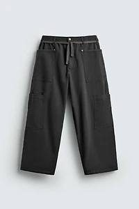 PANTALON CARGO À LACET CHAMPION ® X ZARA