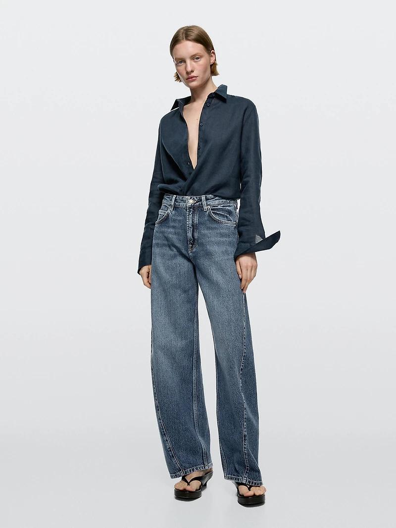 Jean barrel fit