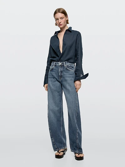 Jean barrel fit