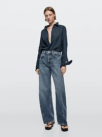 Jean barrel fit