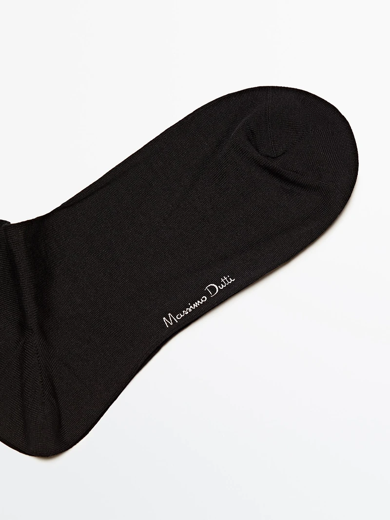 Chaussettes habillées unies