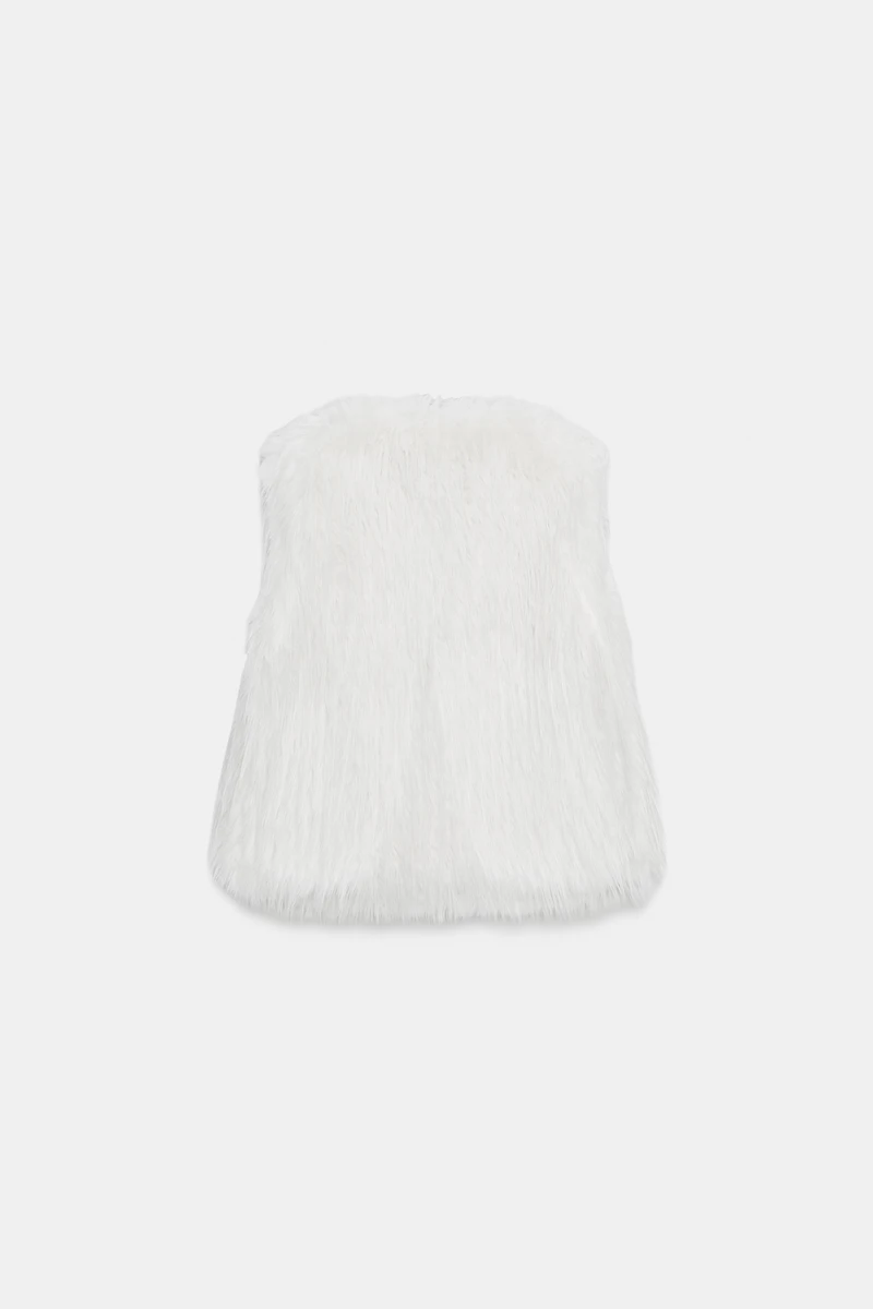 ZW COLLECTION FAUX FUR VEST