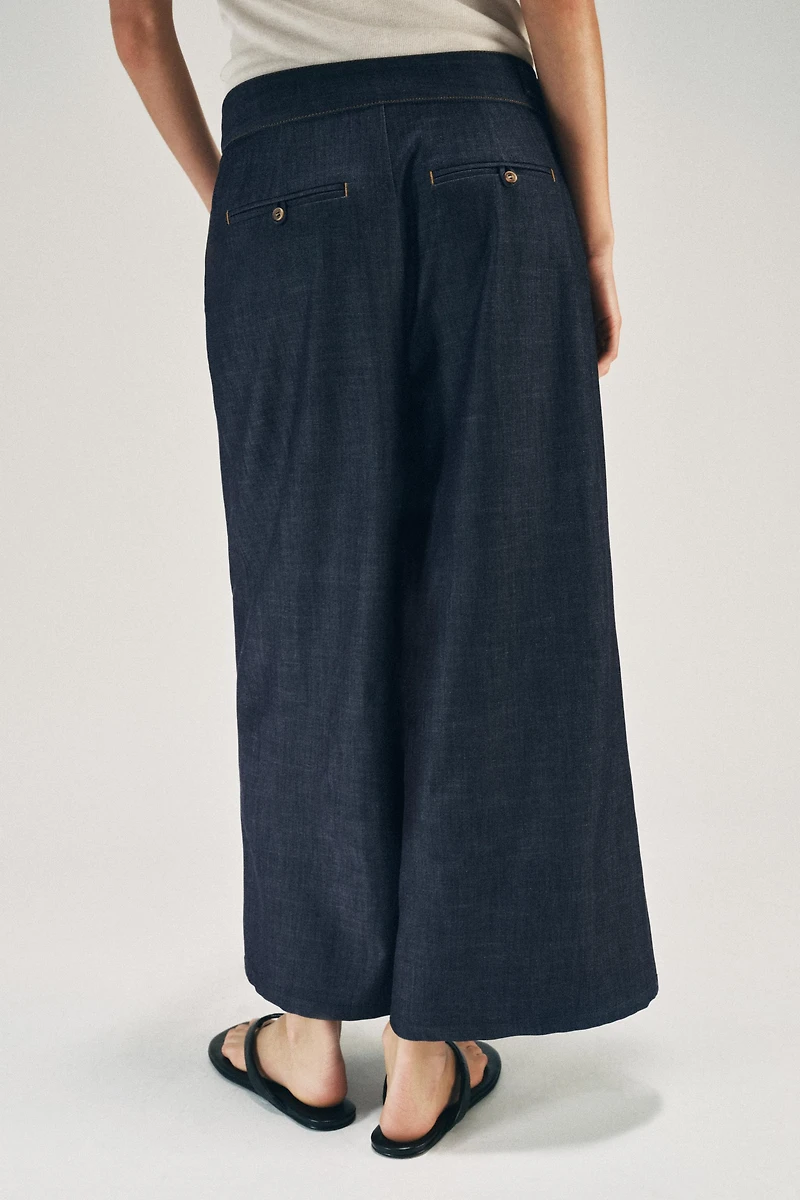 JUPE-CULOTTE À PASSANT