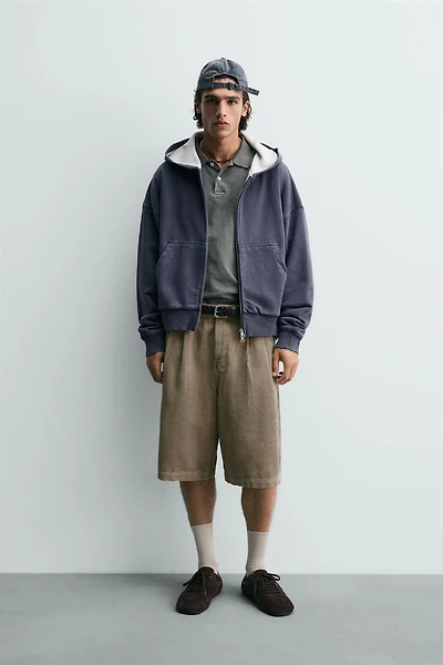 WIDE FIT CORDUROY SHORTS