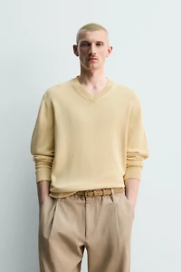 REGULAR-FIT COTTON JUMPER