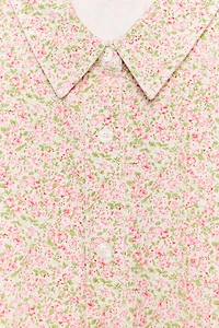 SHORT SLEEVE FLORAL SHIRT