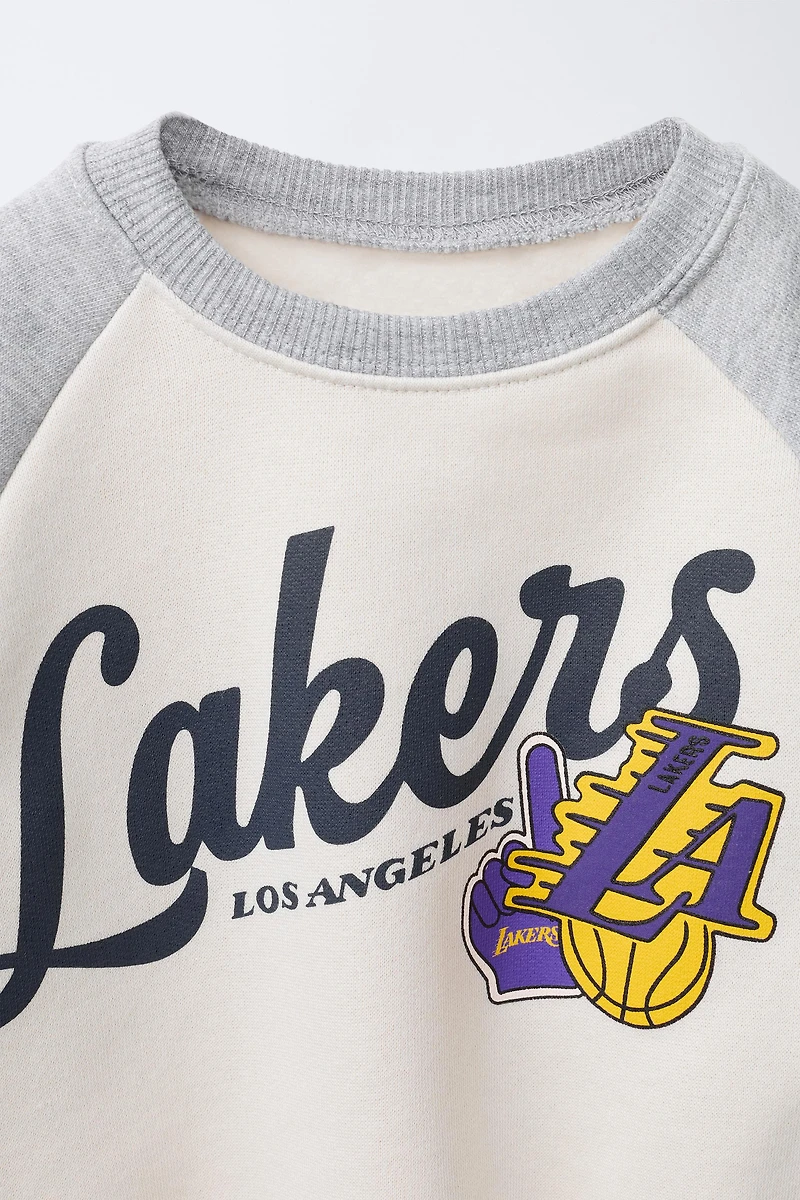 NBA JOGGING SWEATSHIRT AND JOGGER PANTS SET - LOS ANGELES LAKERS