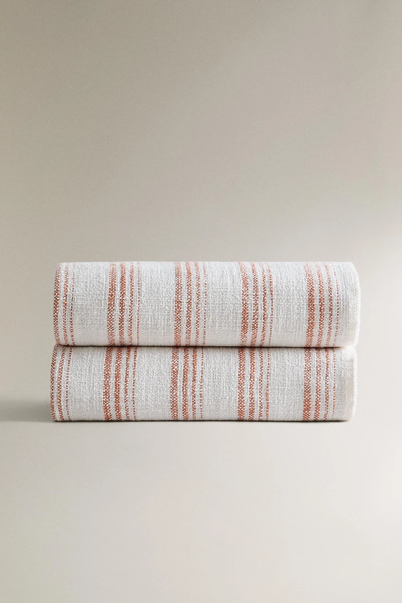 PLAID COTON RAYURES