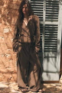 TIED PALAZZO PANTS