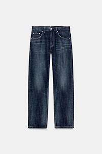 TRF LOW WAIST BAGGY TAPERED JEANS