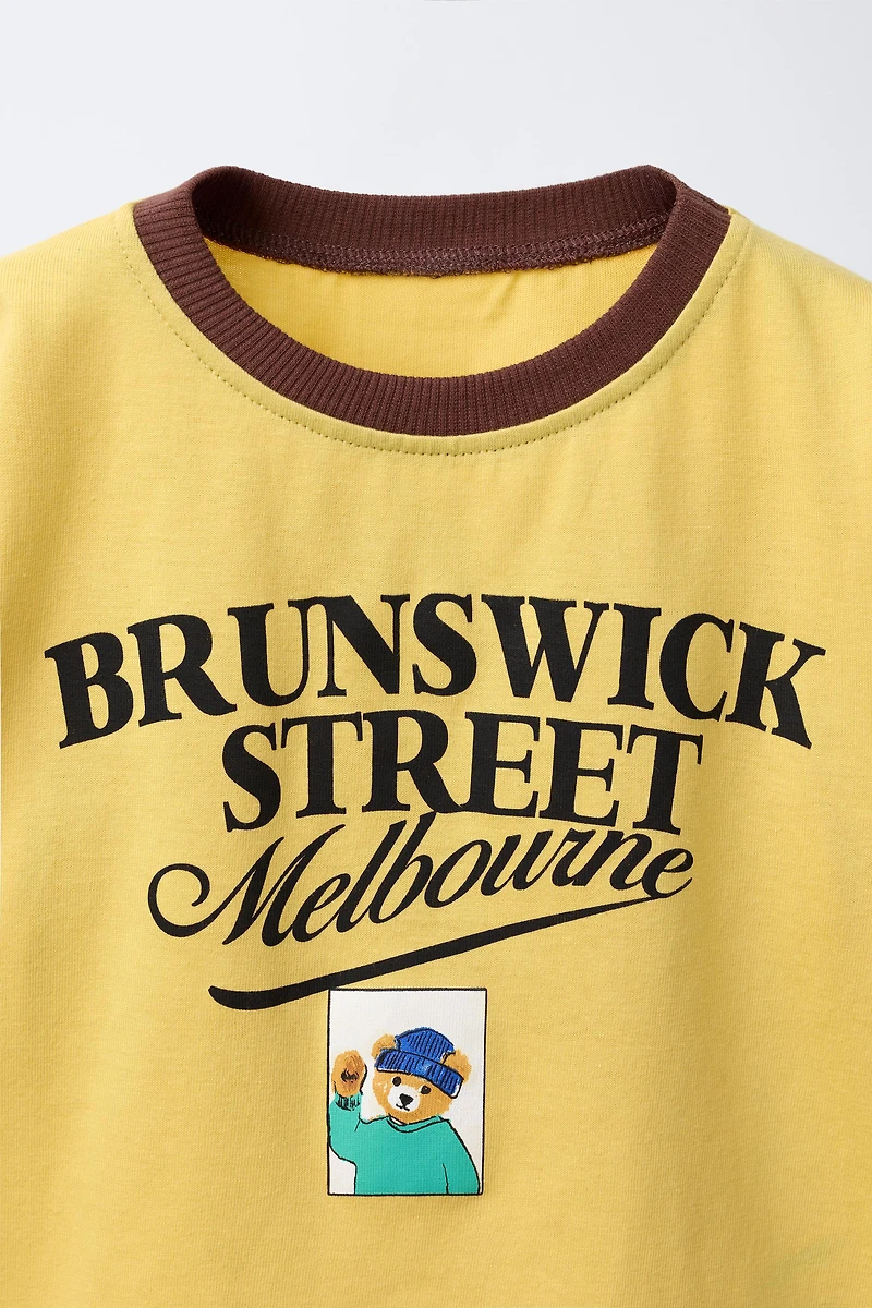 BEAR PRINT T-SHIRT