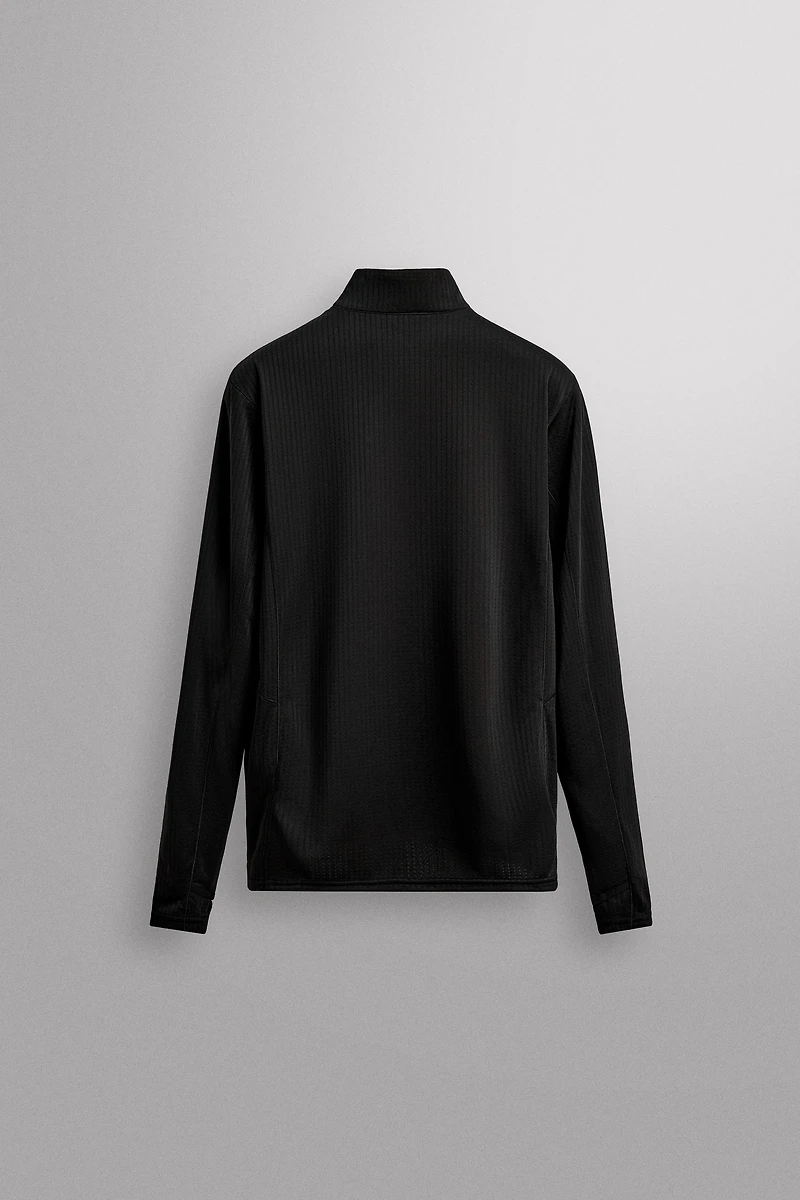 SWEAT COL ZIPPÉ POCHE BIMATIÈRE