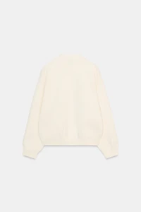 GILET EN MAILLE À BOUTON CONTRASTE