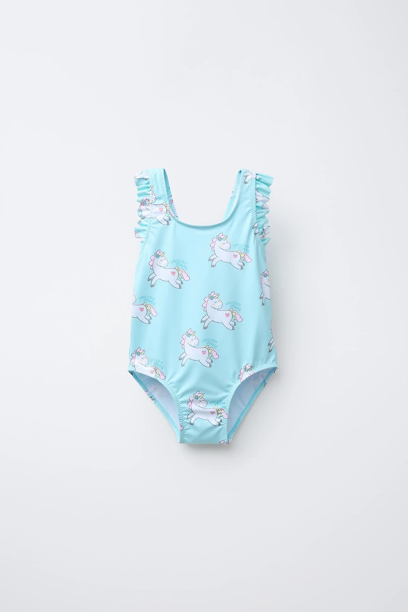1-6 YEARS/ UNICORN SWIMSUIT
