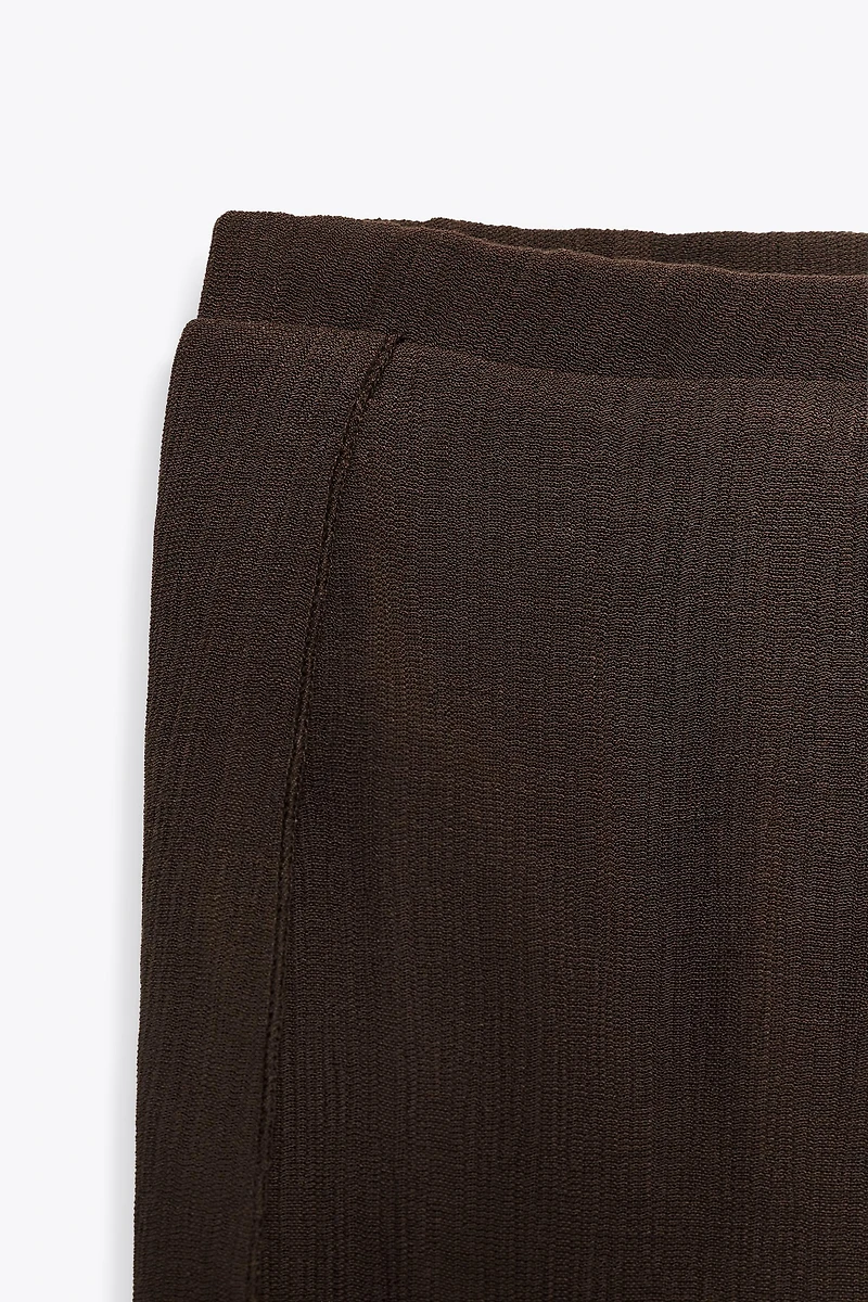 TEXTURED PAREO PANTS