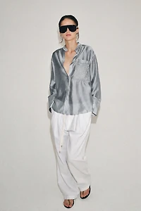 EMBROIDERED POCKET SHIRT ZW COLLECTION