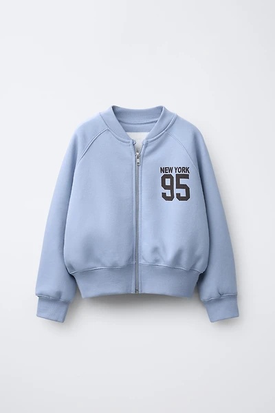 JOGGING FLEECE BOMBER JACKET