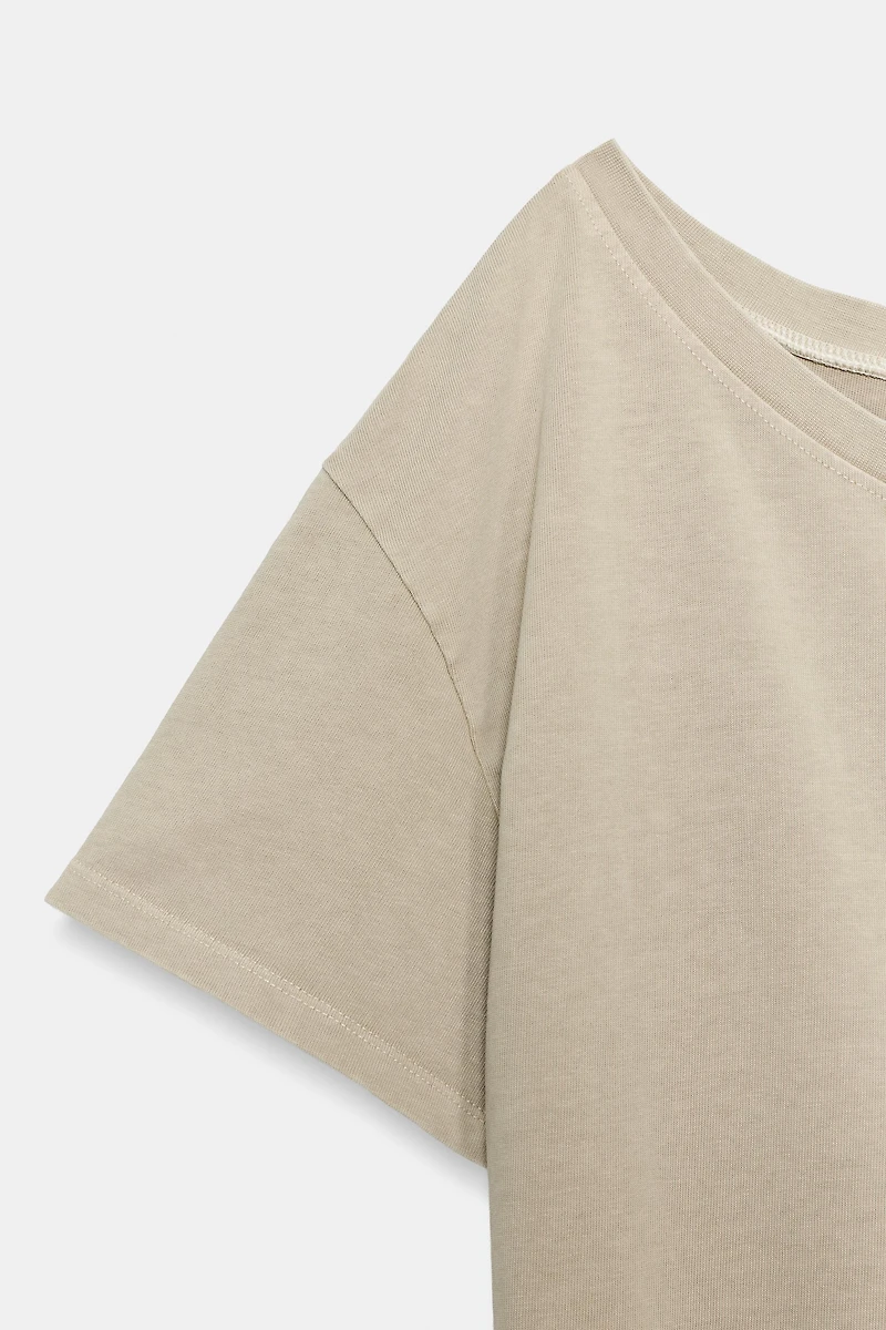 SHORT SLEEVE HEAVY COTTON T-SHIRT