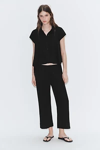 ASYMMETRICAL FLOWY SHIRT