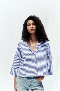 WIDE SLEEVE POPLIN SHIRT