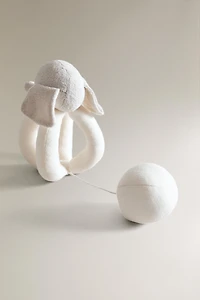 CHILDREN'S ELEPHANT PLUSH TOY RATTLE