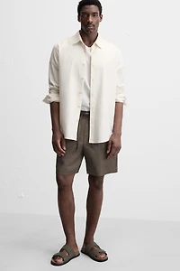 100% LINEN SHORTS