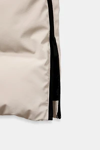 LONG RUBBERIZED WINDPROOF HOODIE ANORAK