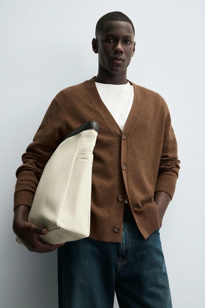 COTTON - CASHMERE CARDIGAN