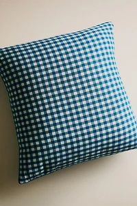 KIDS' CHECKERED CHIFFON PILLOWCASE