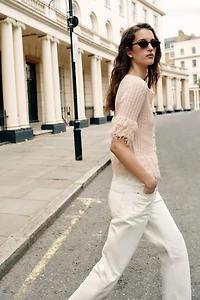 FRINGED CARDIGAN