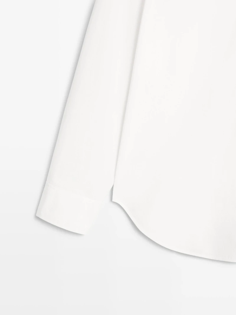 100% cotton poplin shirt