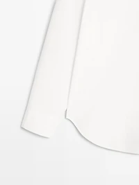 100% cotton poplin shirt