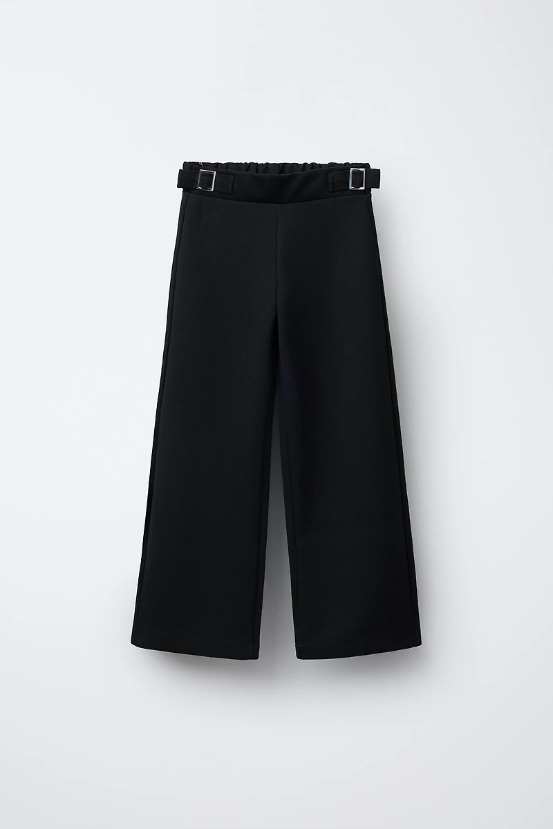 BUCKLED SUIT PANTS